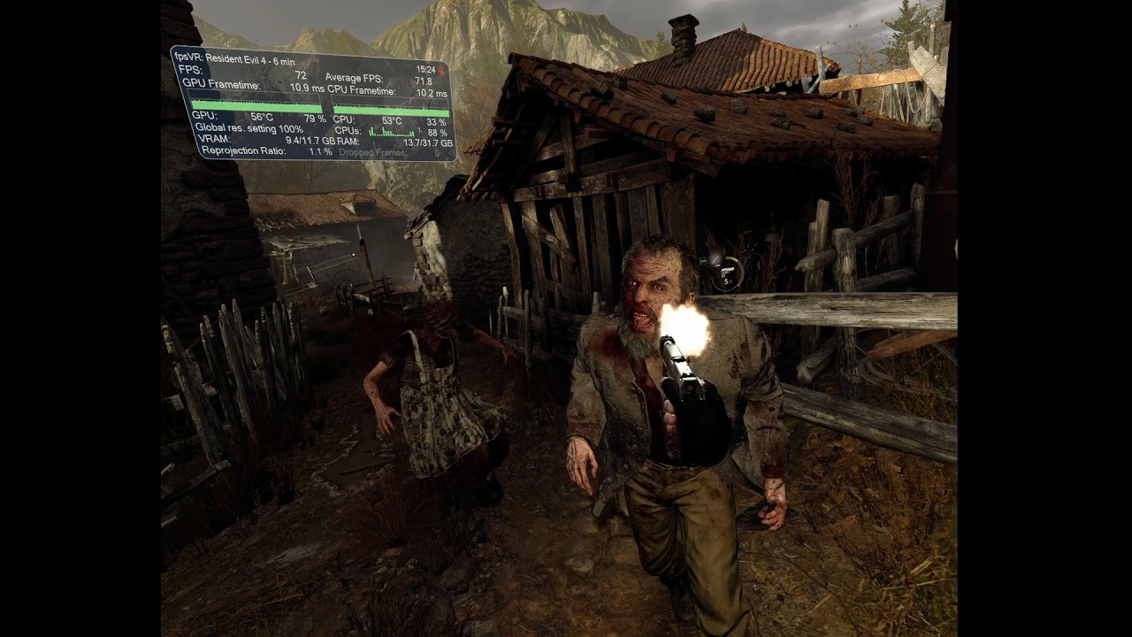 RE4 Remake PCVR 4070S 265K performance