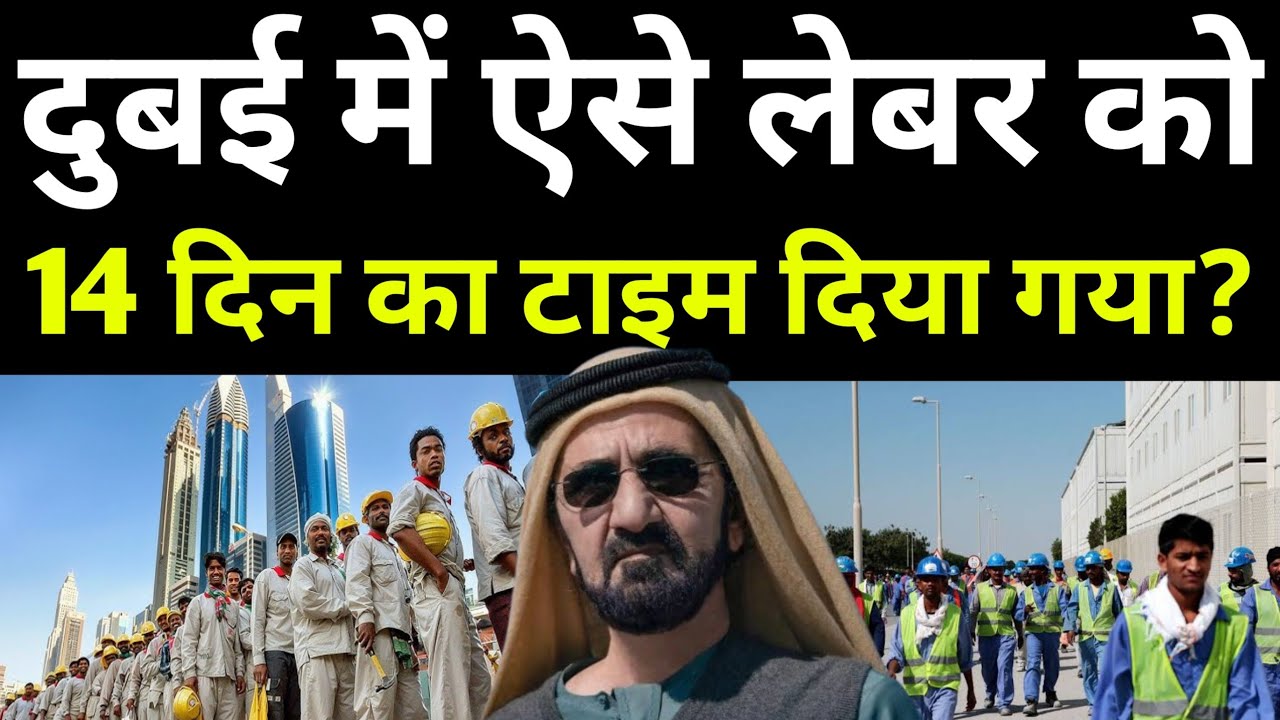 दुबई में ऐसे लेबर को 14 दिन का टाइम दिया गया? | Dubai Breaking News | Uae News Today 