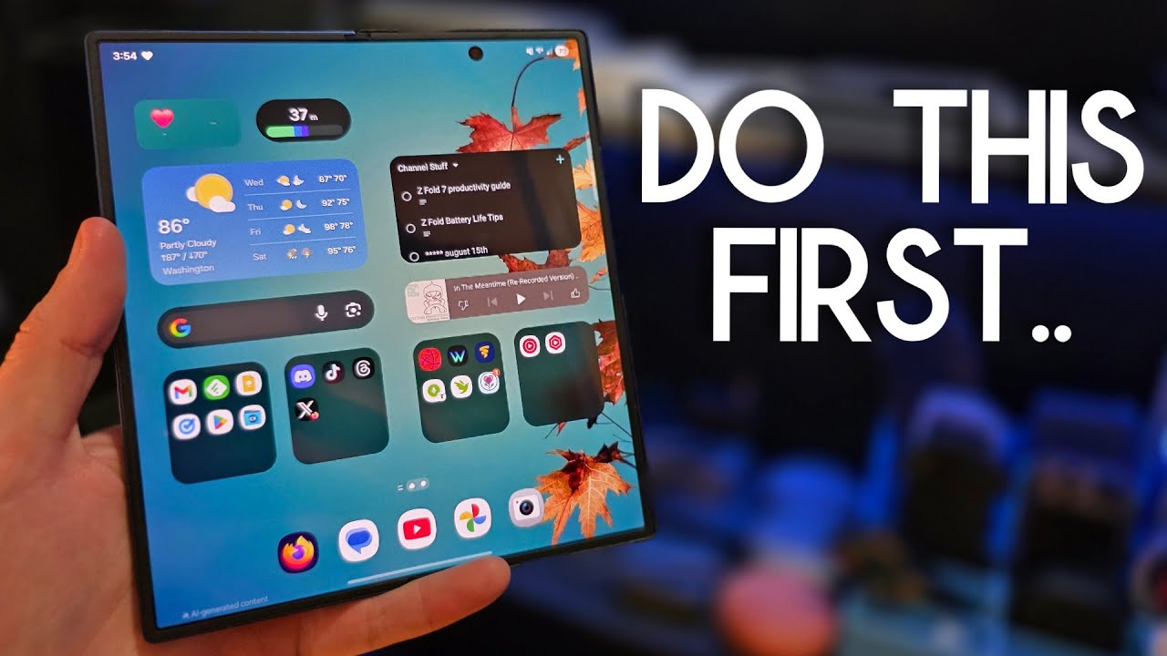 Galaxy Z Fold 7 | 14 настроек, которые нужно изменить в первую очередь (советы и рекомендации)