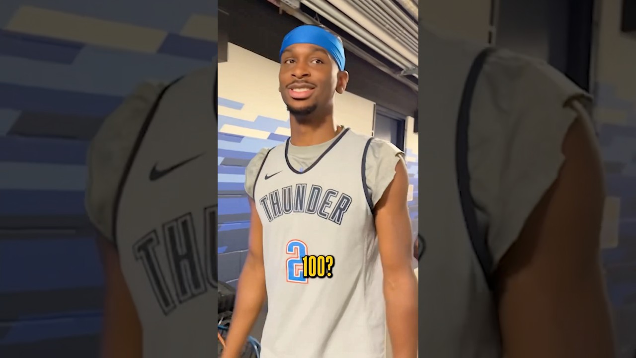 SGA reacts to how many autographs he signed before Game 2 of the NBA Finals!