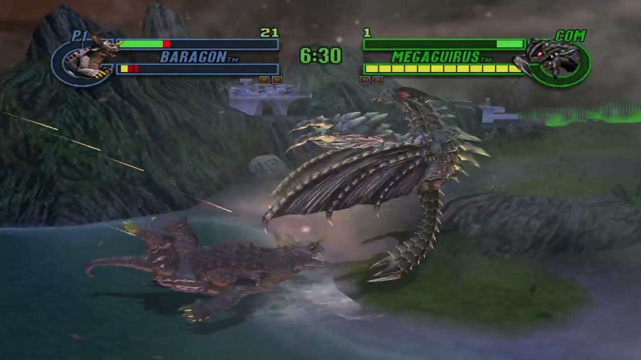 Baragon vs Megaguirus | Godzilla: Save the Earth (XBOX)