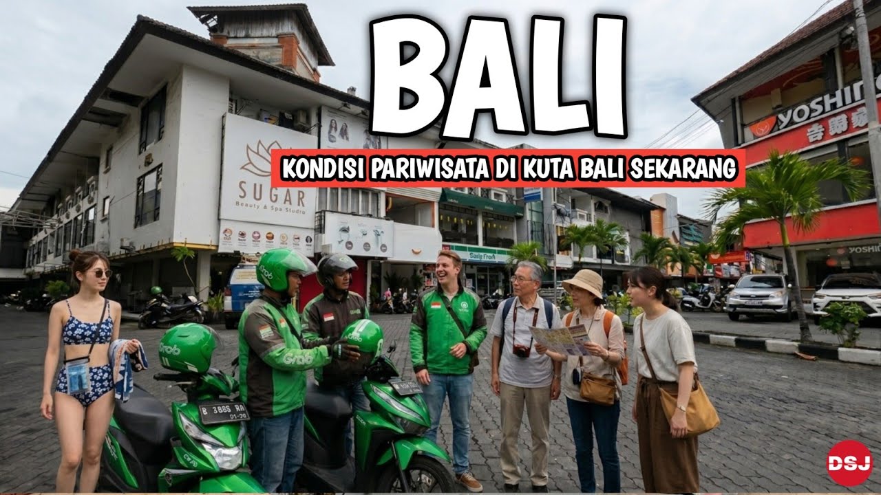 KUTA BALI TERBARU - SUASANA KUTA SQUARE SAMPAI GAPURA PANTAI KUTA