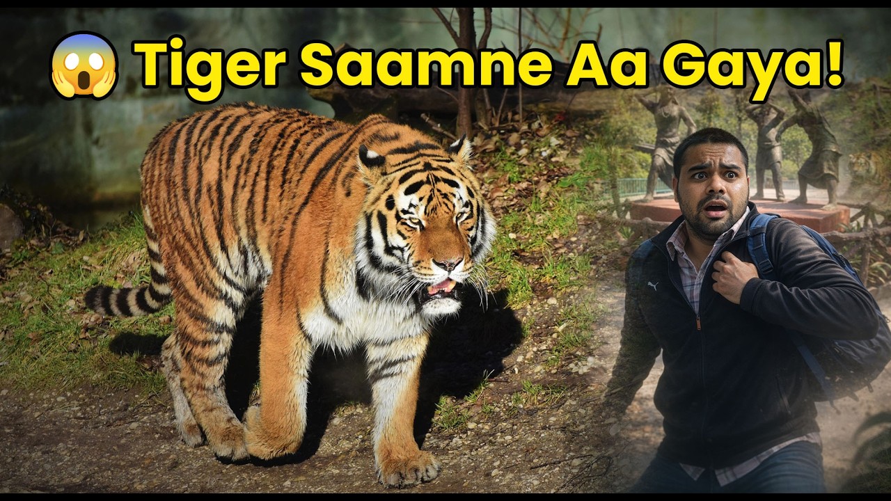 Tiger Ke Saamne Aa Gaye 😨 | Real Jungle Moment #devbhoomi #dehradoonvlogger #tiger #vlog