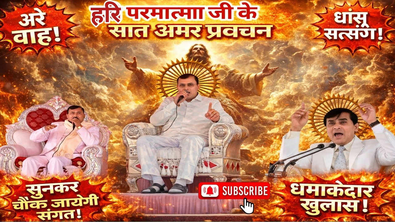 हरि परमात्मा जी के सात अमर प्रवचन सुनकर चौंक जाओगे सत्संग धमाकेदार खुलासा वाणी 