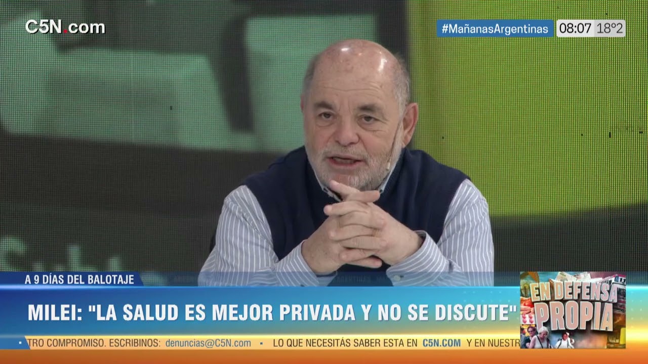 LA ARGENTINA de los DOS MODELOS: LA SALUD SEGÚN MILEI