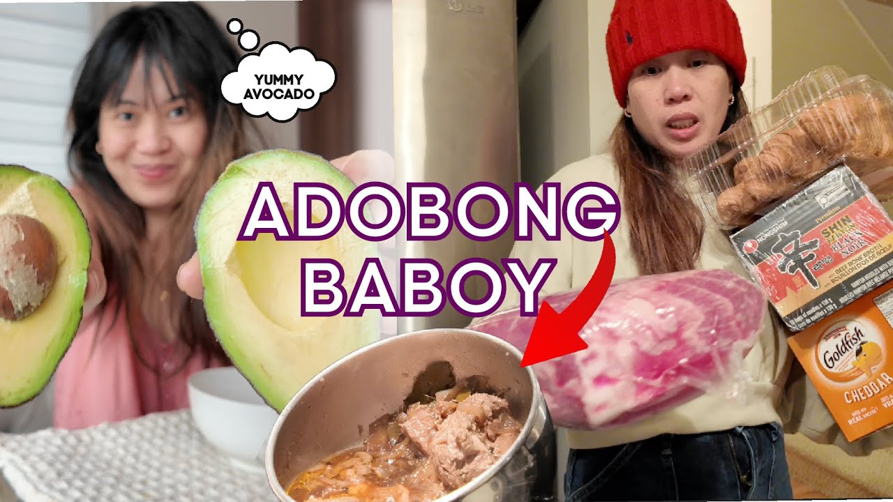 PINAY IN THE CANADA: NAGLUTO NANG ADOBONG BABOY |NAUWI NA OTHER CAR | mylen D