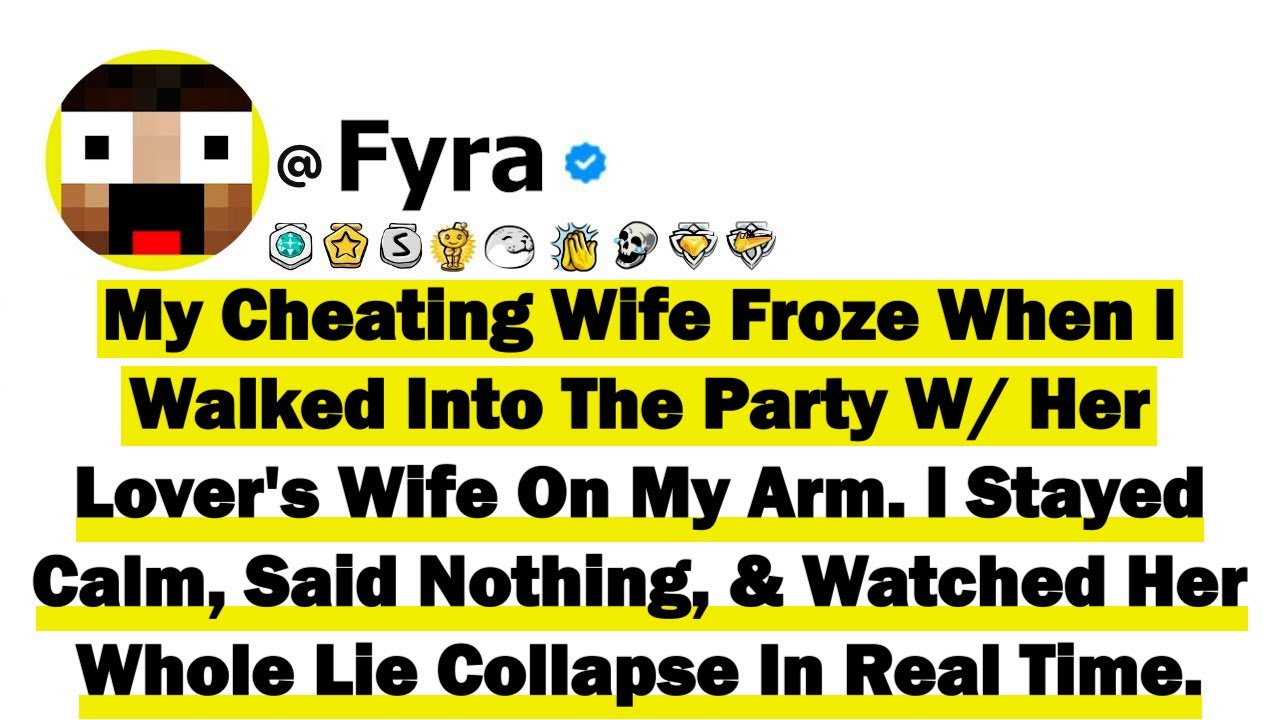 My Cheating Wife Froze When I Walked Into The Party With Her Lover's Wife On My Arm. I Stayed Calm..