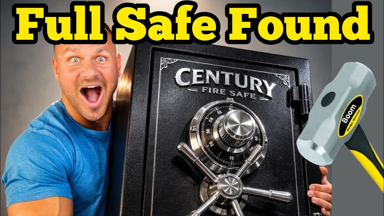 FULL SAFE FOUND IN WEAPON HOARDERS STORAGE UNIT