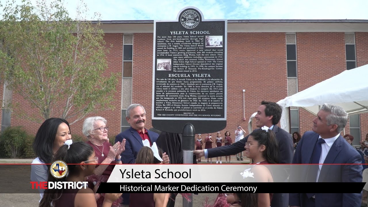 YISD celebrates new historical marker for original Ysleta School