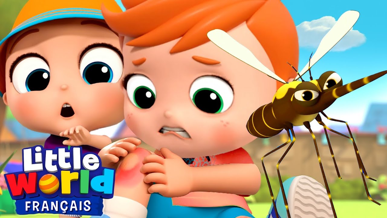 A&iuml;e &ccedil;a pique, je me gratte ! | Comptines pour les tout-petits | Little World Fran&ccedil;ais