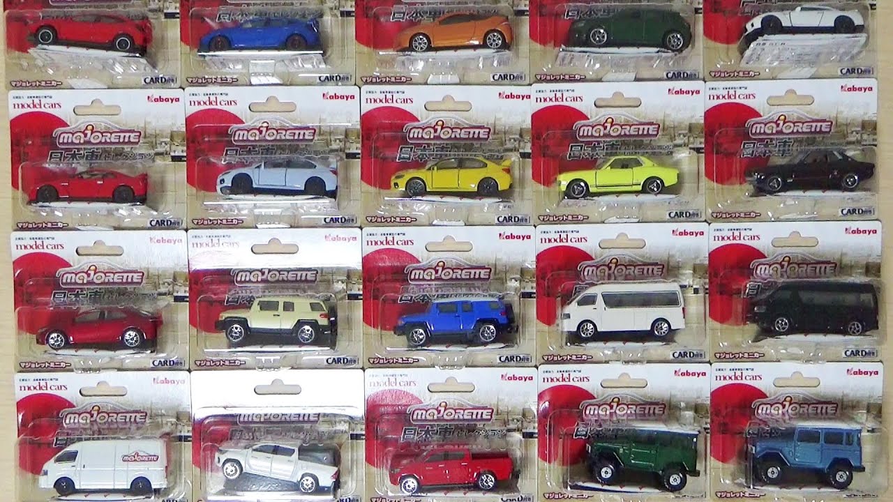 Давайте откроем все 20 подборок японских машин Majoret minicar и поиграем ♪
