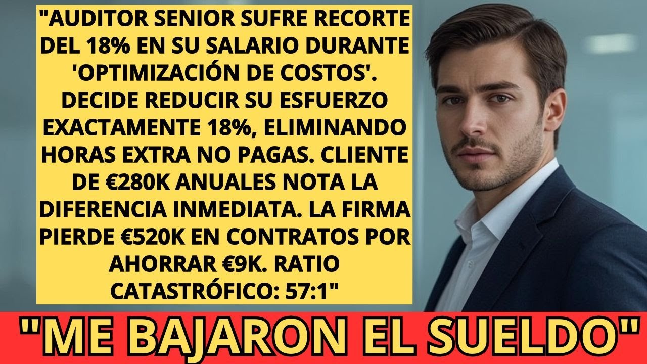 BAJARON MI SALARIO… ENTONCES BAJÉ MI COMPROMISO. ¿COINCIDENCIA? NO.
