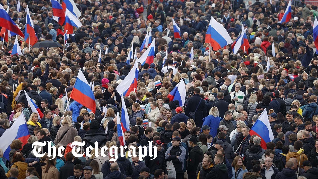 In full: Russia holds pop concert to mark annexation of four Ukrainian regions