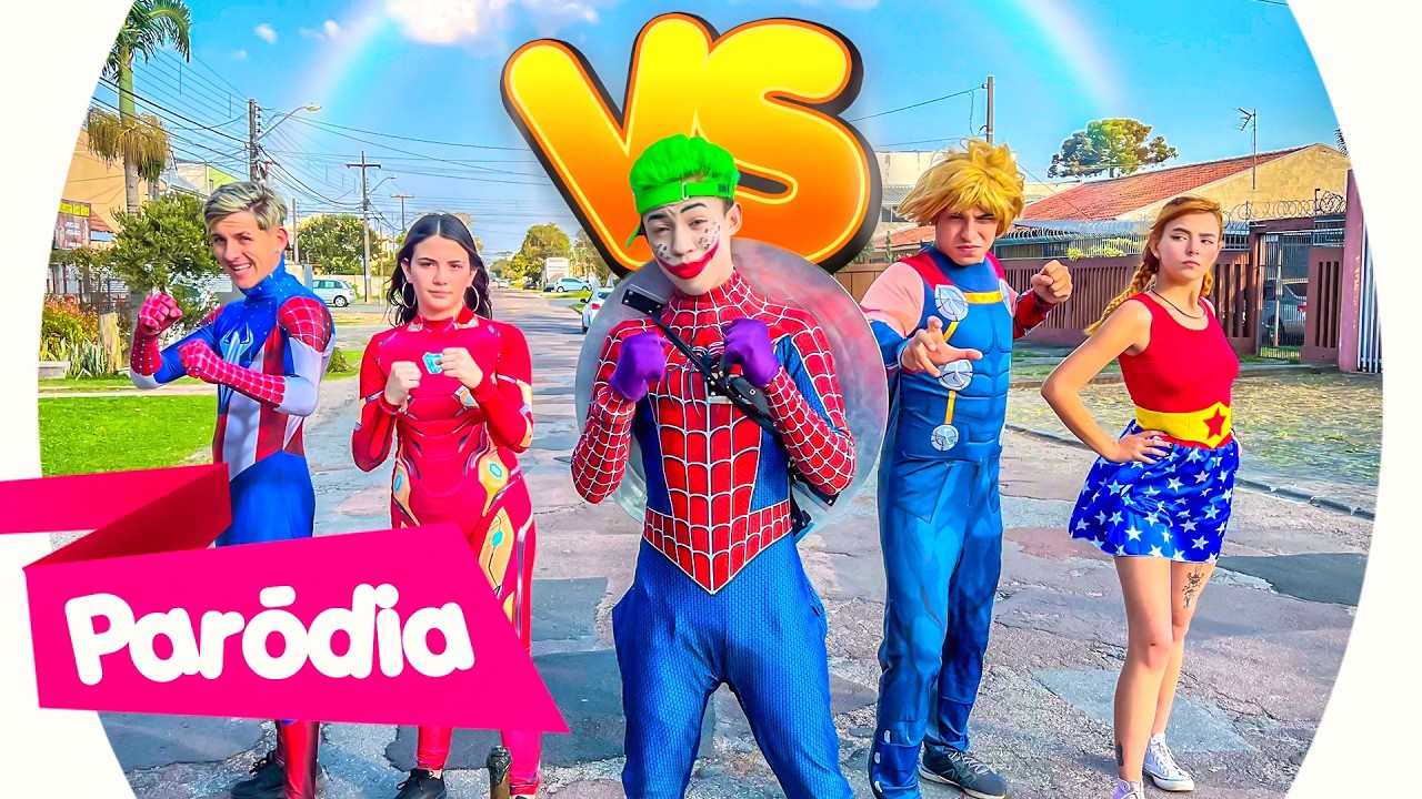 O CORINGA É O MAIOR VILÃO? I DUELO DE PARÓDIAS (BRISANDO HOUSE)