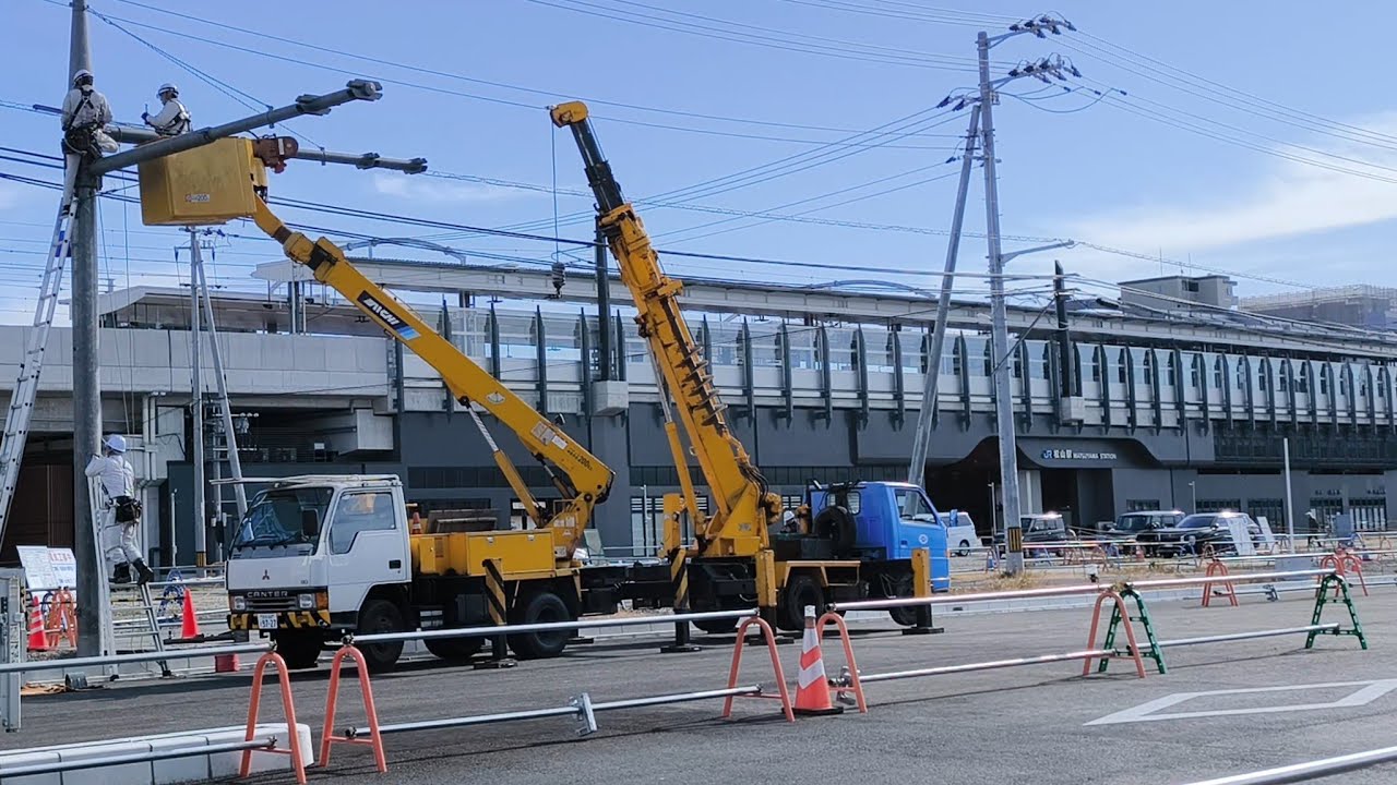 新JR松山駅周辺再開発状況 2025年(令和7年)12月下旬