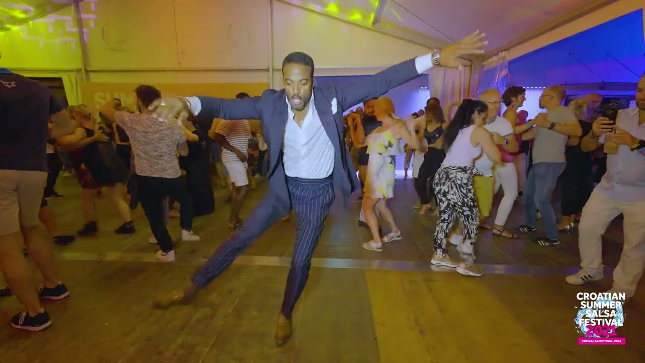 Maykel Fonts - solo dance impro @ Croatian Summer Salsa Festival