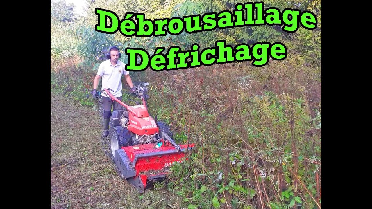 On débroussaille un terrain enfriché !