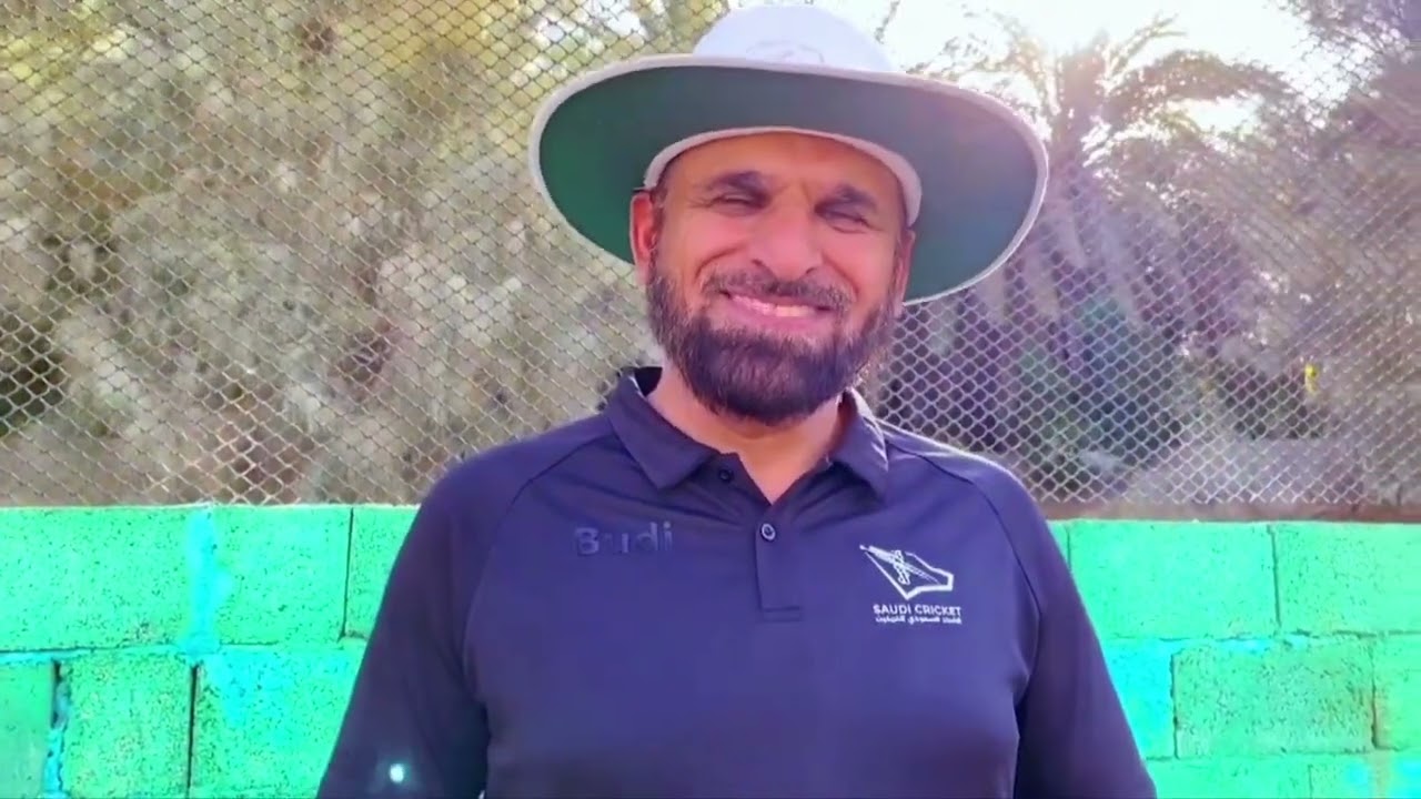 mohammad kabir khan head coach and irfan Sarfaraz assistant coach of Saudi Arabia cricket team
