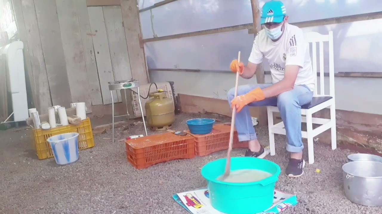 SABÃO CASEIRO DE SEBO DE GADOS.. Veja como fazer passo a passo...