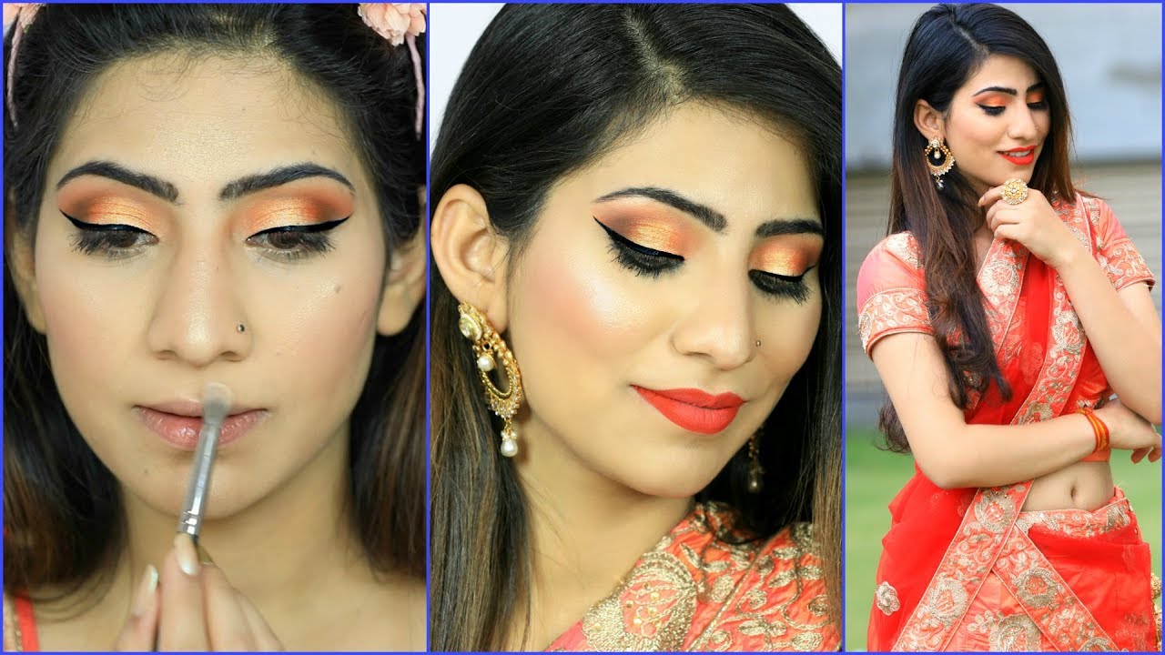 ऐसे करें शादी पार्टी मेकअप - ब्यूटी पार्लर भी फ़ैल हो जाए | Indian Wedding Guest Makeup #GRWM #Anaysa