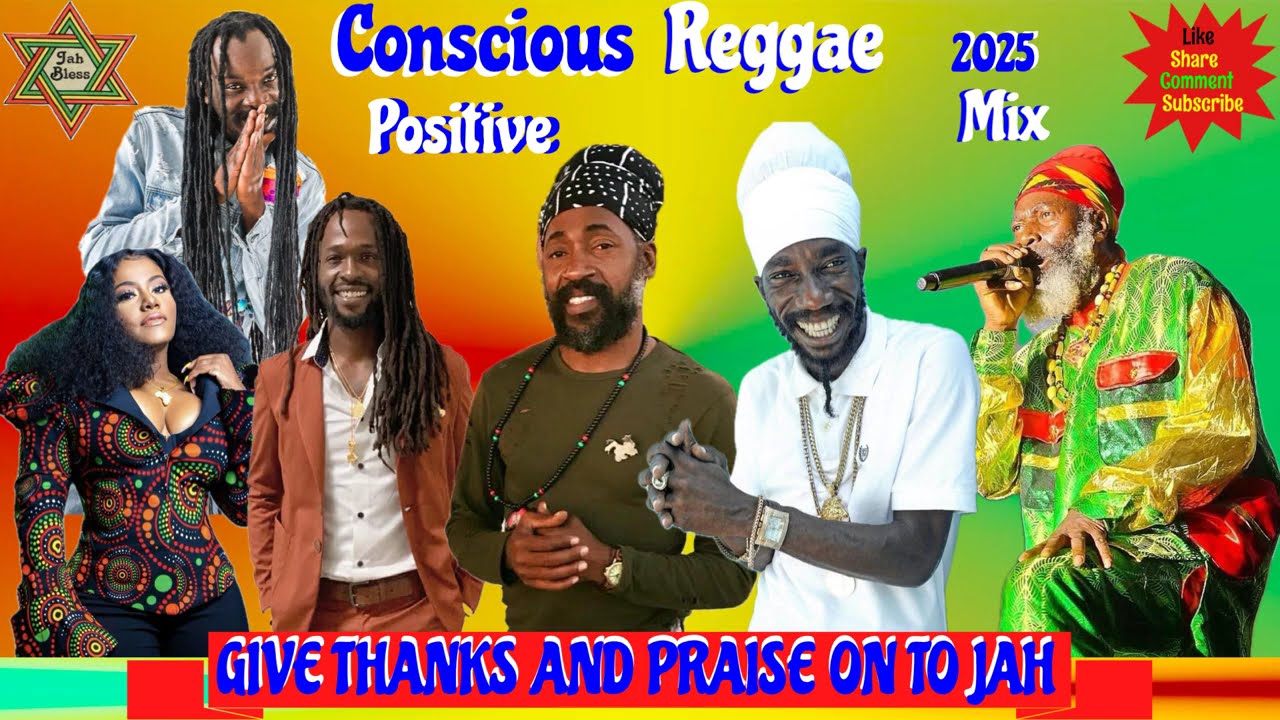 Conscious Reggae Mixtape Mix 2025! Sizzla, Capleton, Anthony B, Etana, Jesse Royal,Lutan Fyah & More