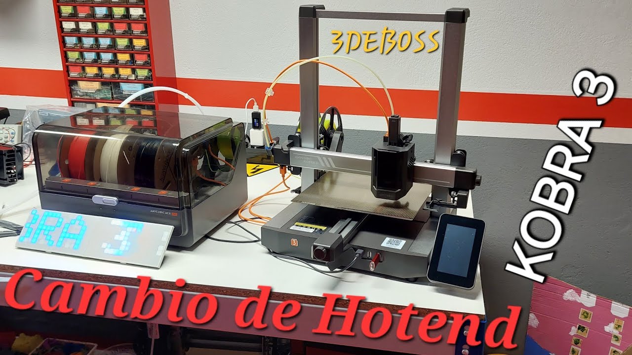 Cambio de Hotend Kobra 3 Combo