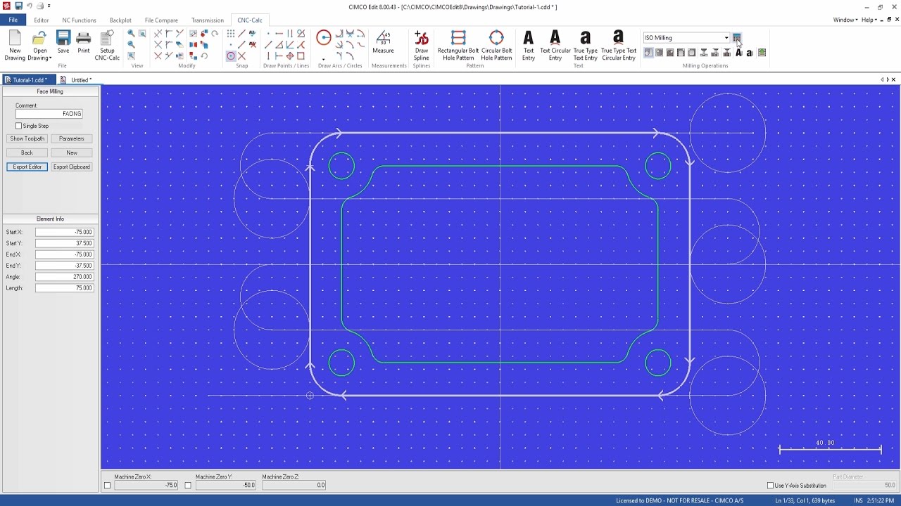 CNC Calc - Facing