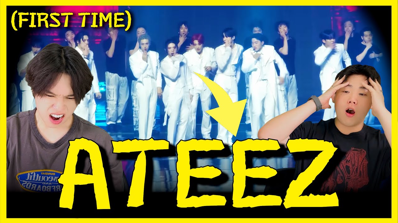 Korean Guys First Time Watching ATEEZ🔥| 'In Your Fantasy' stage