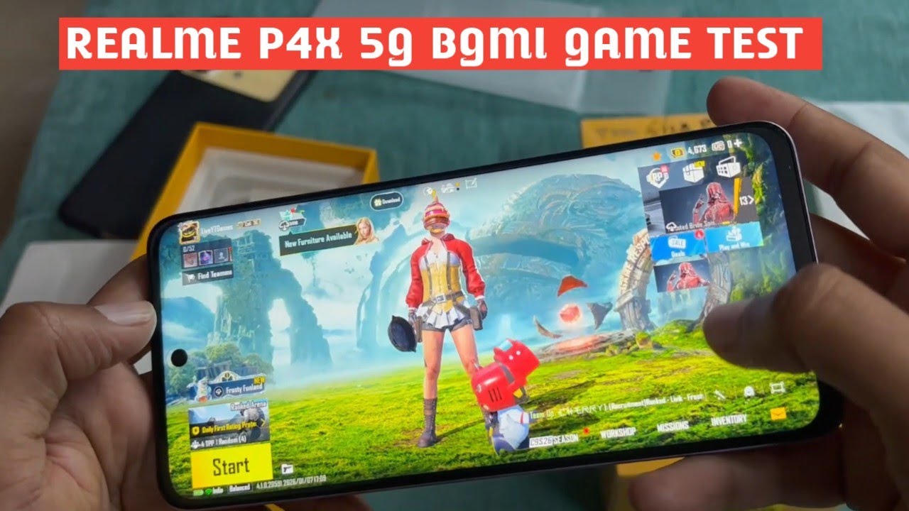 REALME P4X 5G GYROSCOPE SENSITIVITY AND BGMI GAME TEST, Update 4.2 Best Settings & Sensitivity 2026