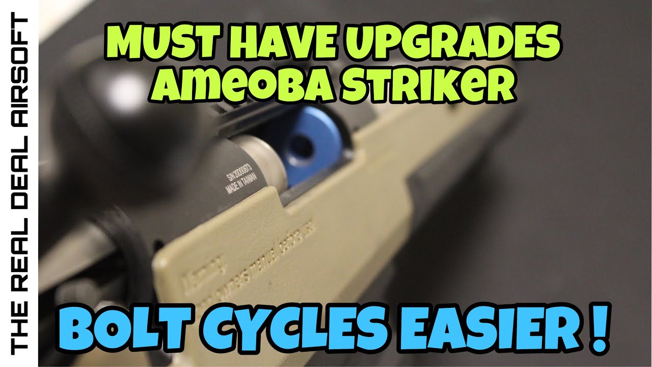 AMOEBA Striker Sniper КАК: ПЛАВНЫЙ ЗАТВОР И УЛУЧШЕНИЯ страйкбола