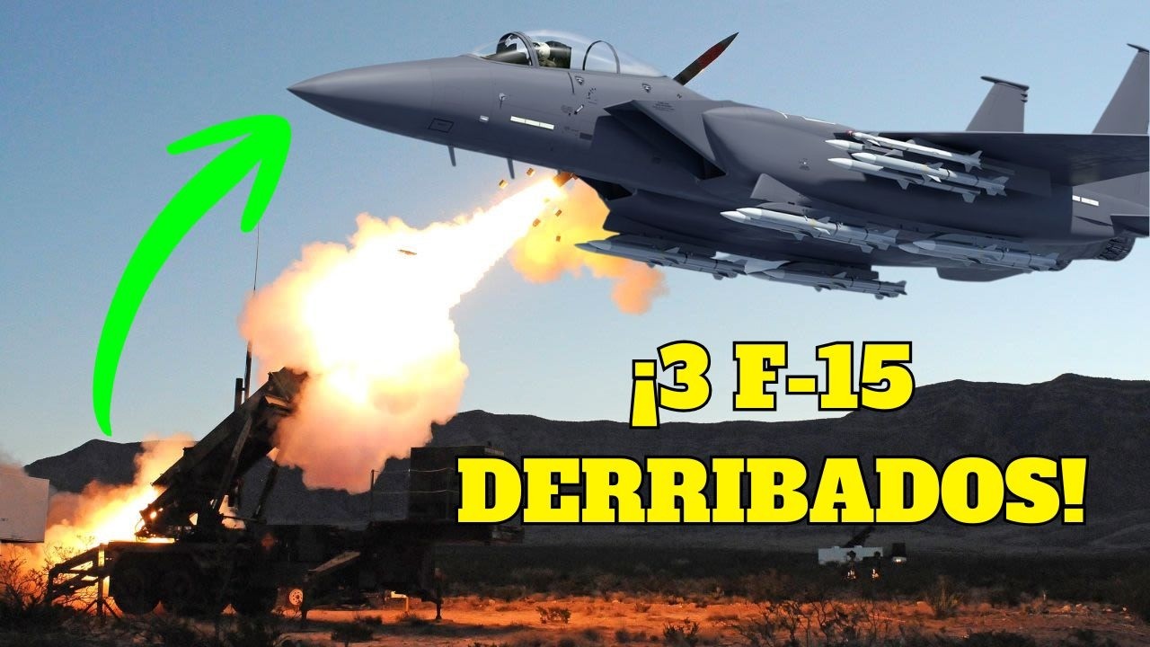 ¡TRES F-15 DERRIBADOS EN UN SUSPIRO!