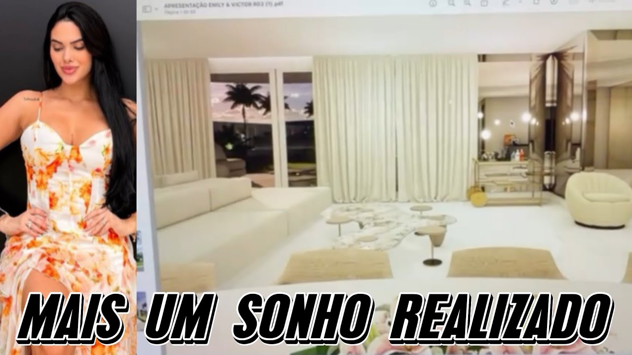 EMILY GARCIA🌹FAZ UM TOUR COMPLETO🚨E MOSTRA COM ESTÁ FICANDO😱SUA MANSÃO🏘️