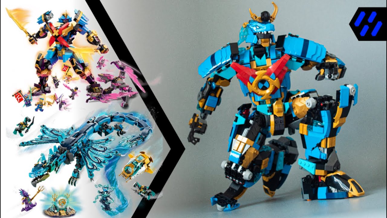 The most posable thing I ever made | Dragon Samurai X MOC | Lego 71754 + 71775 Combination