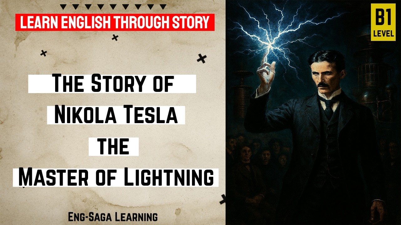 Nikola Tesla: The Architect of Light | Learn English Through Story | B1-level graded reader