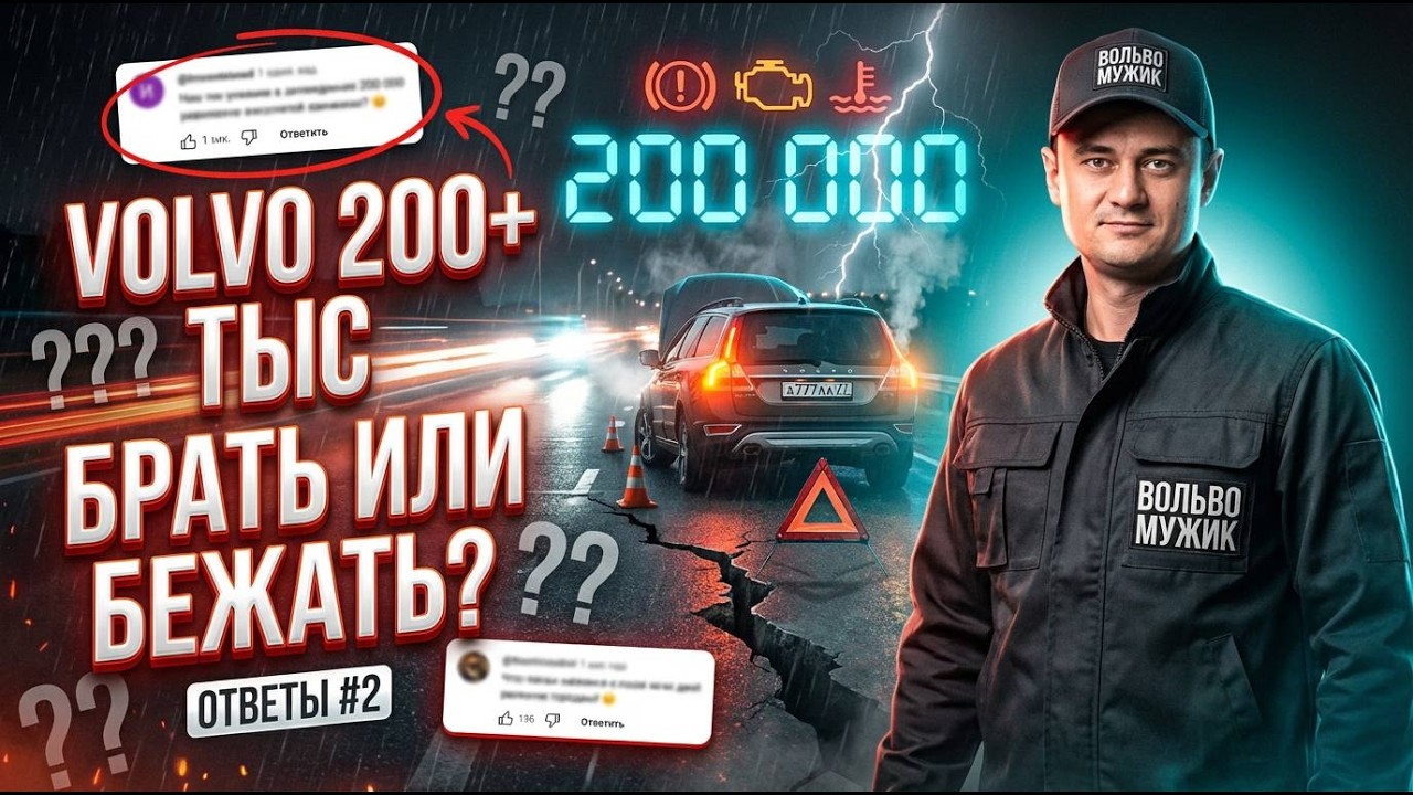 Volvo 200+ тыс км — брать или бежать? | Честные ответы · Часть 2