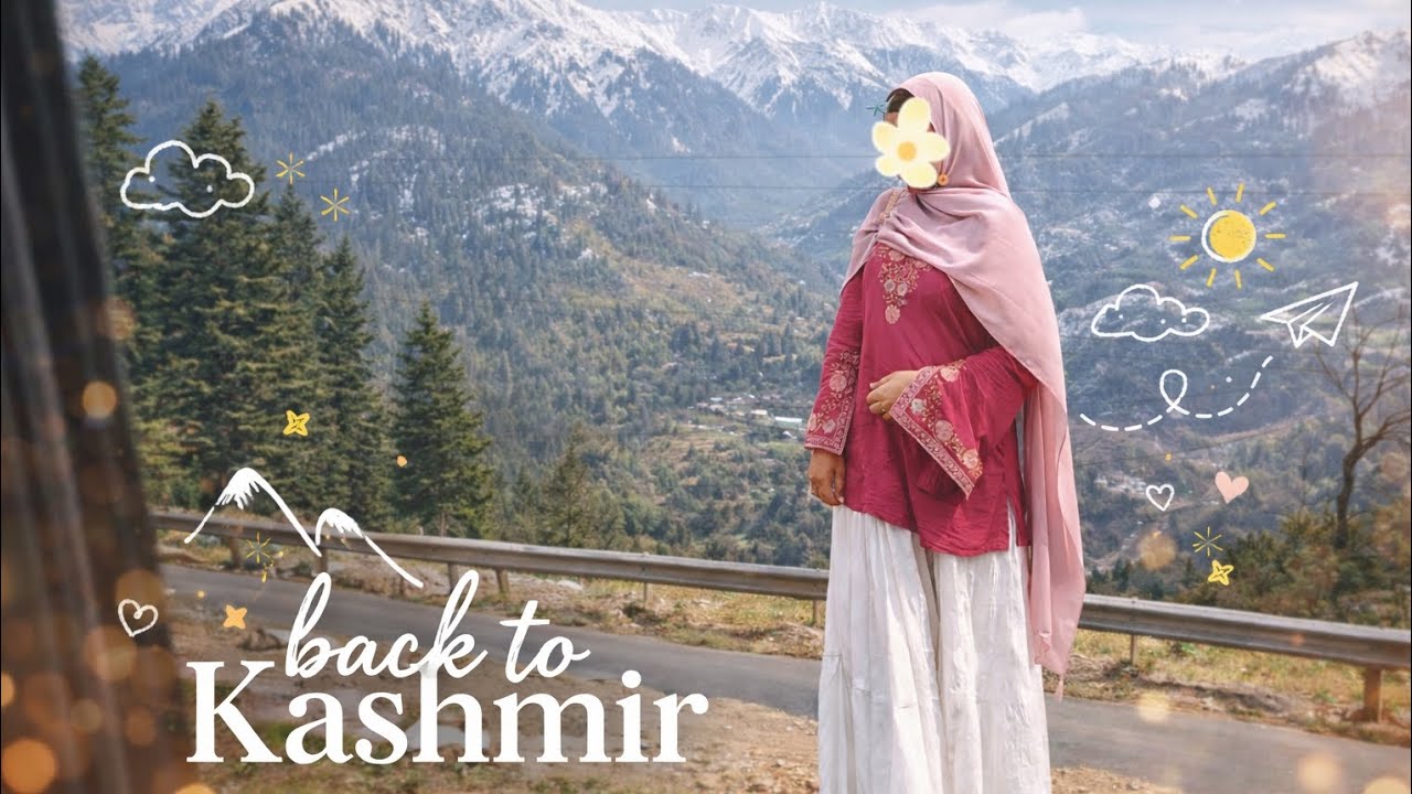Back to Kashmir #aesthetic vlog # kashmir # snow ❄️