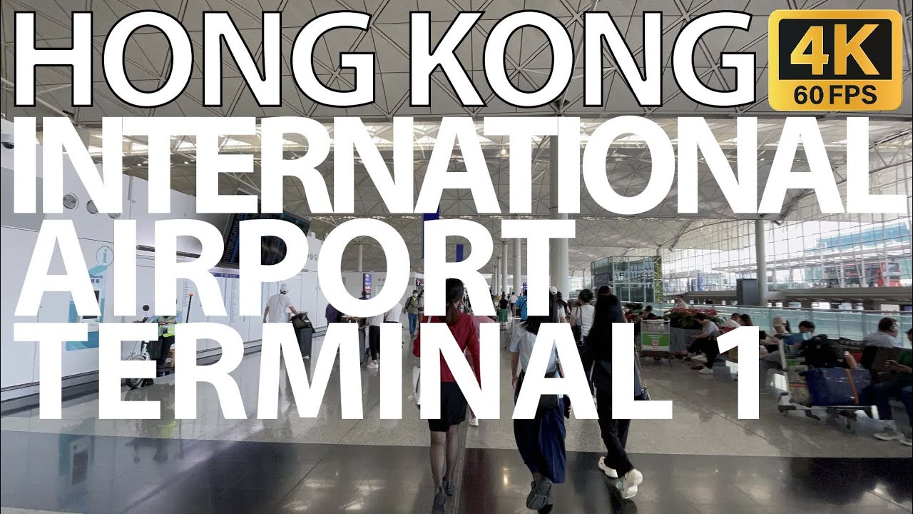 🇭🇰 Hong Kong International Airport Terminal 1 Walking Tour [4K 60fps]