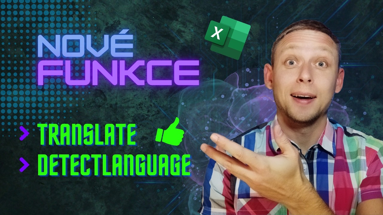 Nové funkce pro překlad v Excelu 365 - návod