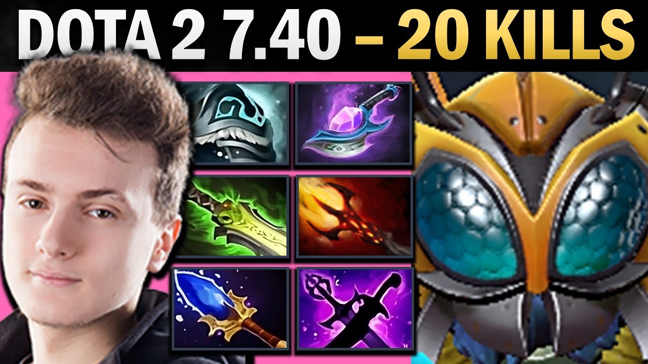 Тинкер на миду с Эфириалом и 20 убийствами - геймплей Dota