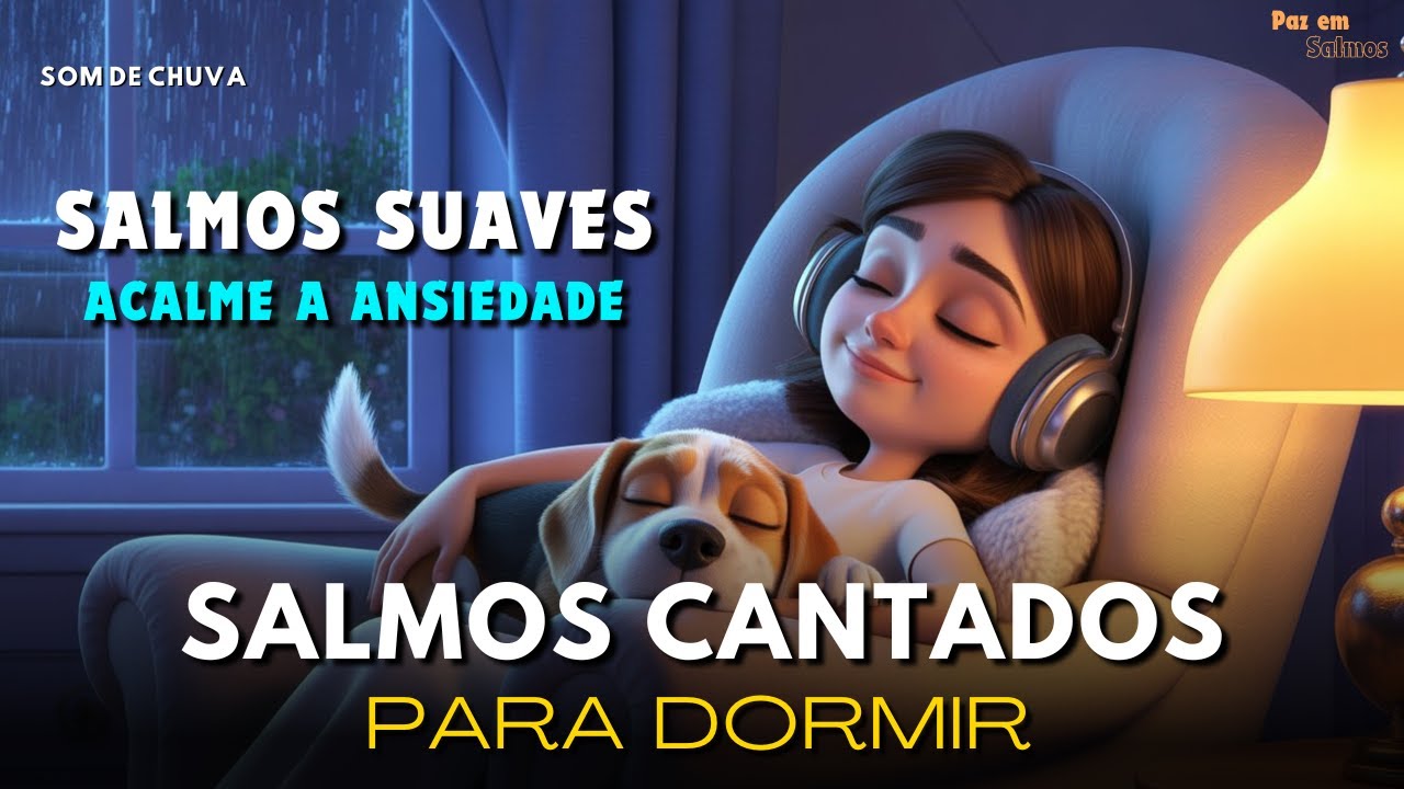 Durma em Paz Hoje 🙌 Salmos Cantados Para Descanso Profundo em Deus