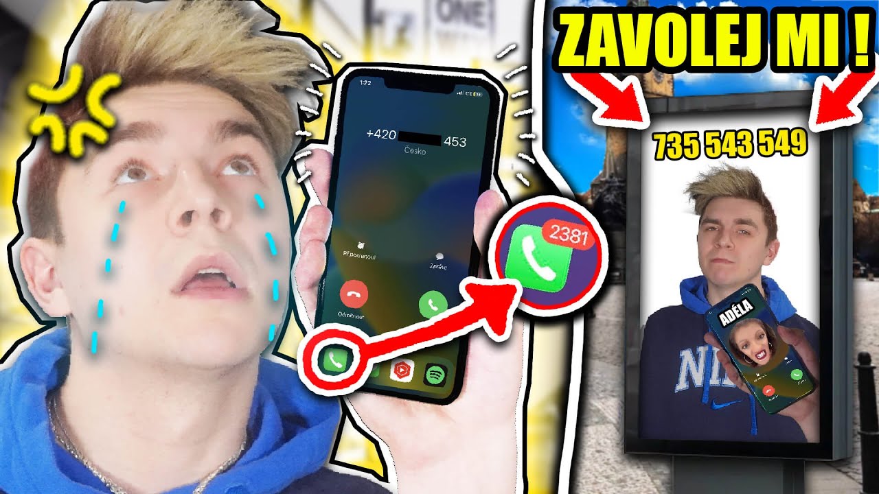 Zveřejnil jsem Moje TELEFONNÍ ČÍSLO... (špatný nápad)