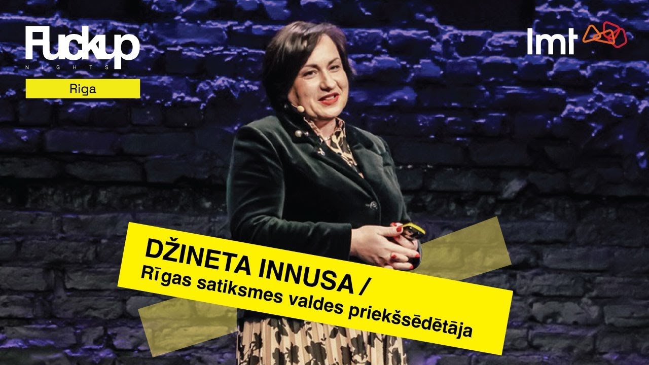 FuckUp Nights Riga: Džineta Innusa