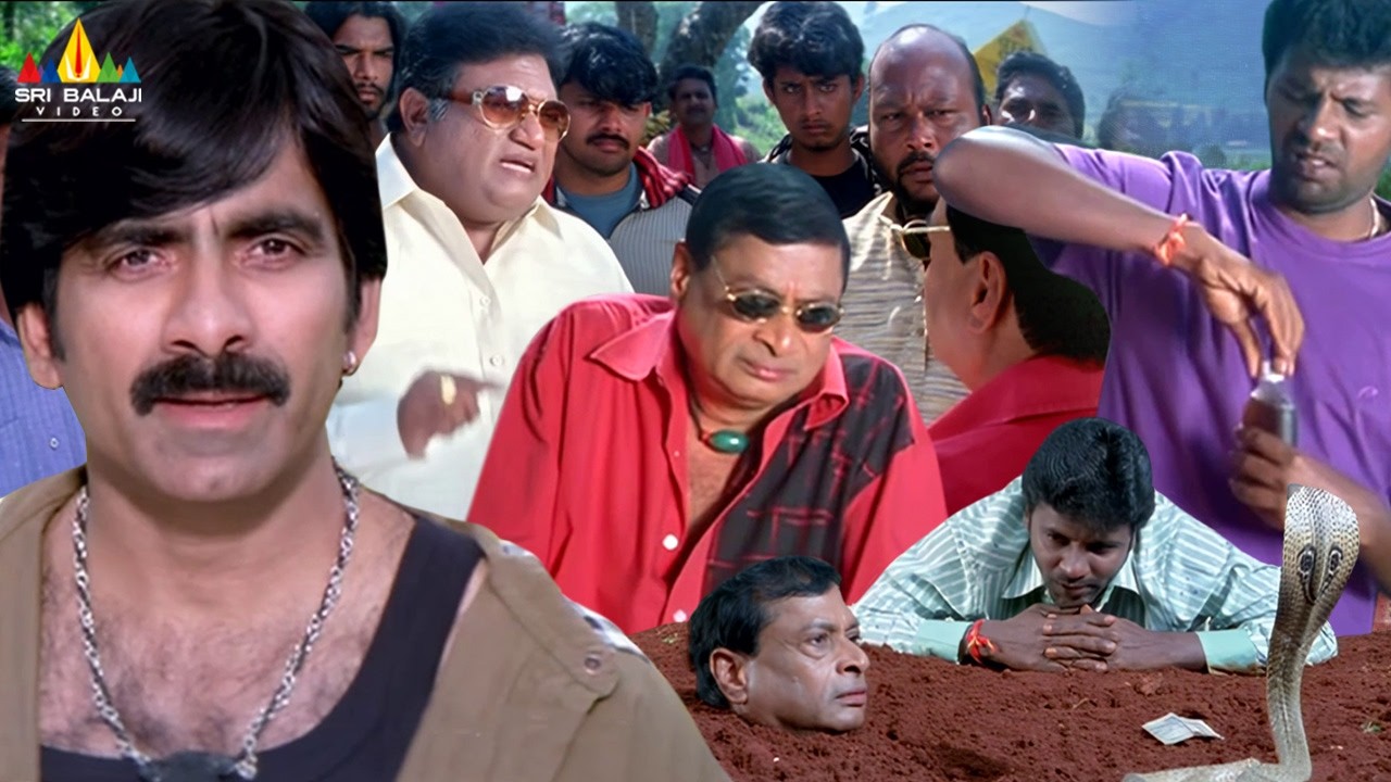 MS Narayana & Satyam Rajesh's Mind-Blowing Comedy | Krishna | Telugu Movie Scenes | Ravi Teja