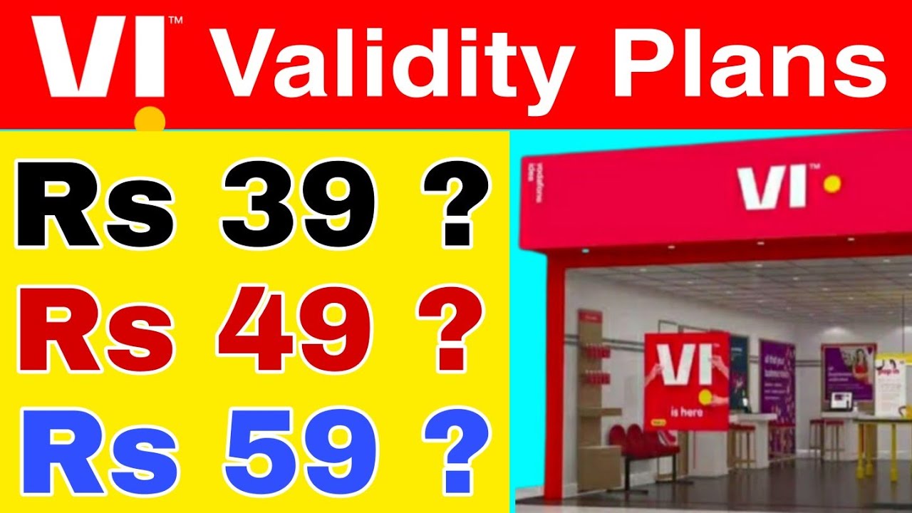 Vi validity Recharge Plan | Vodafone Validity Plan | Idea Validity Plan |