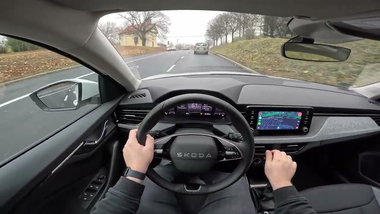 2025 Skoda Scala 1.5 TSI 6M 110 kW (~150 hp) - Hungarian POV Drive - Magyar POV Videó 4K60FPS
