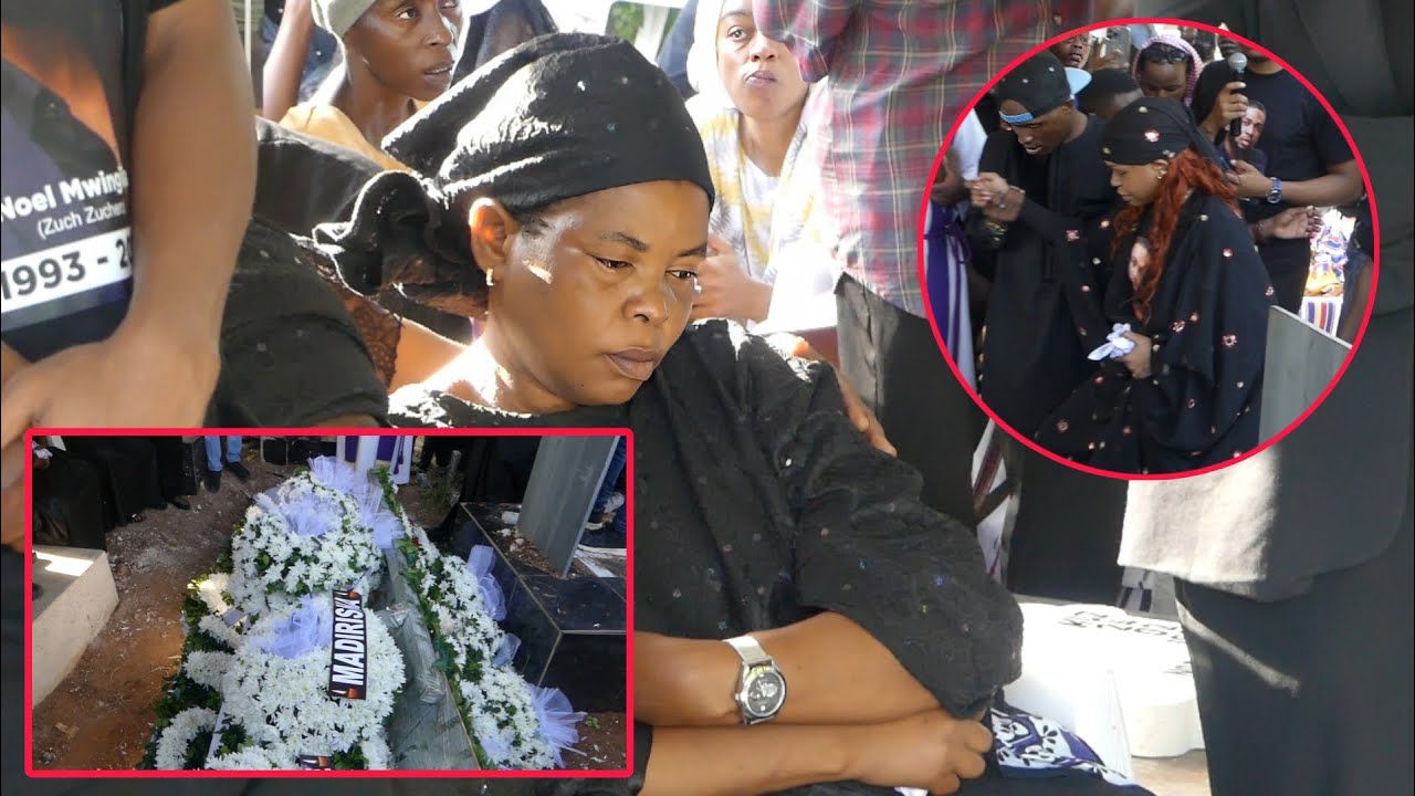 MAMA MZAZI WA MAREHEMU ZUCHY AKIWEKA TAJI LA MAUA KWA UCHUNGU/GIGY MONEY, JUX WALIAKWA UCHUNGU