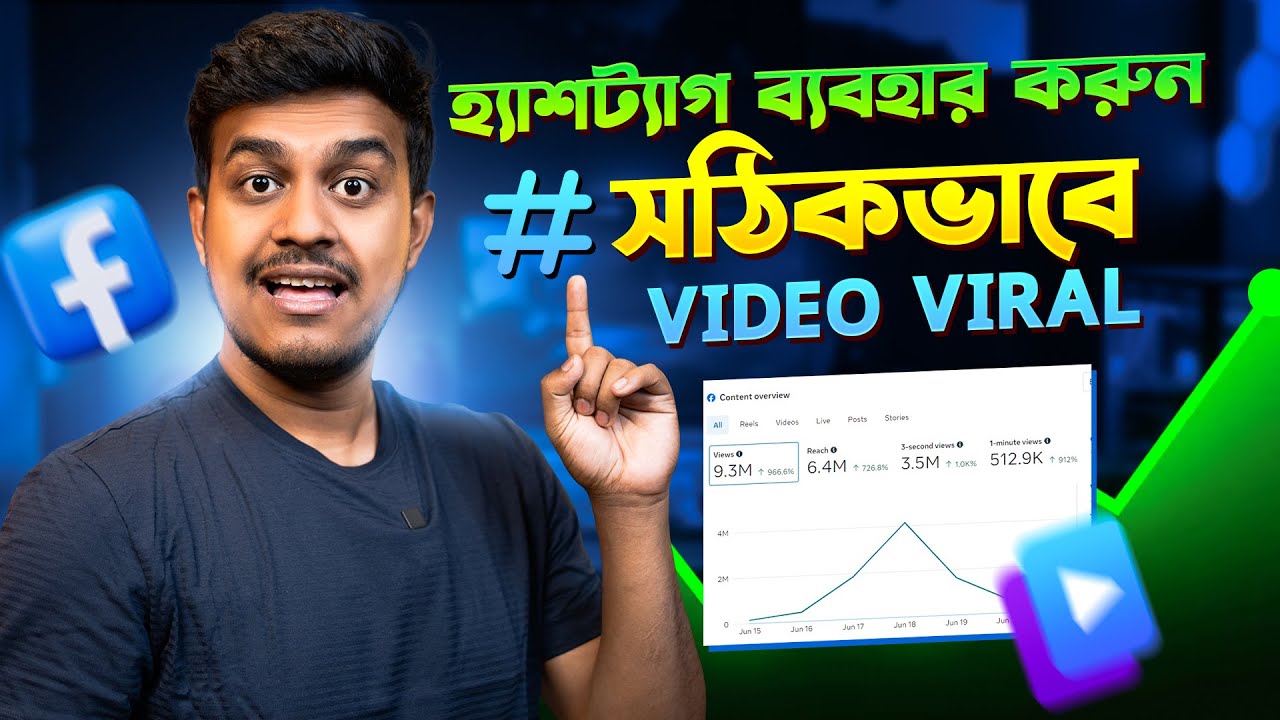 হ্যাশট্যাগ ব্যবহার করুন সঠিকভাবে || How To Use Facebook Hashtag On Facebook Video