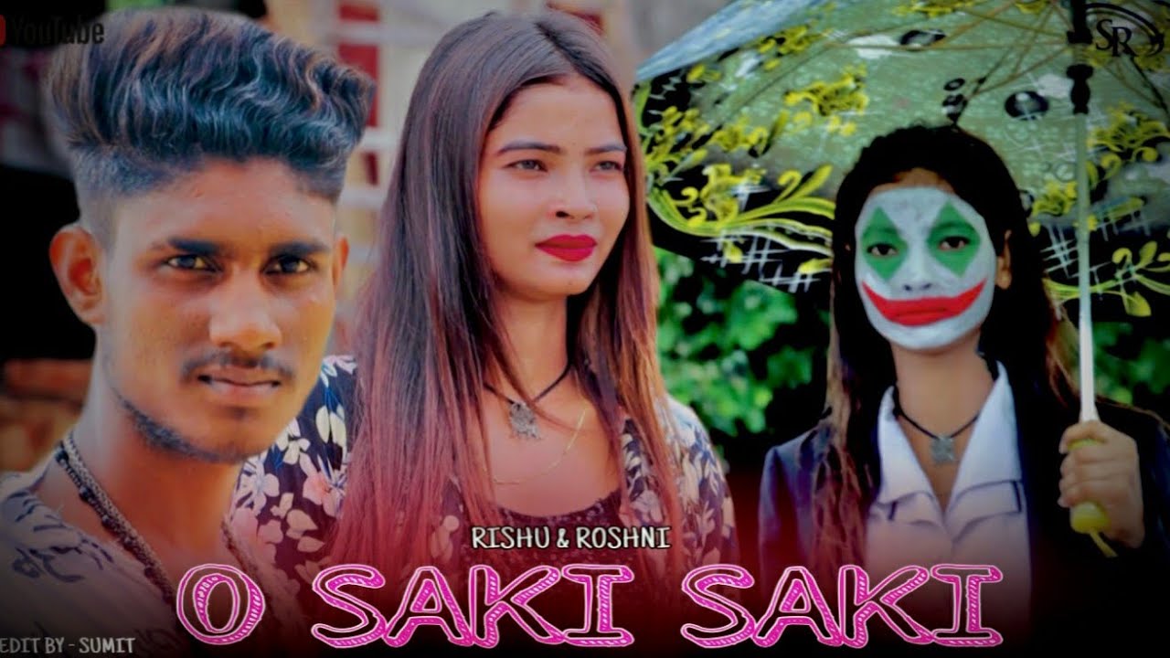 O saki saki | Rishu & Roshni | Official- SR | Joker video | Girl joker | Heart touching Love story.