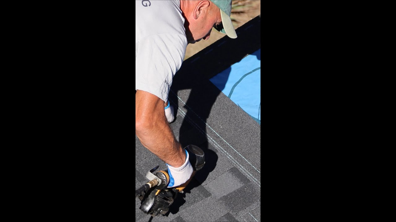 Close-Up Shingling a Roof | Birmingham, MI | BCM Roofing