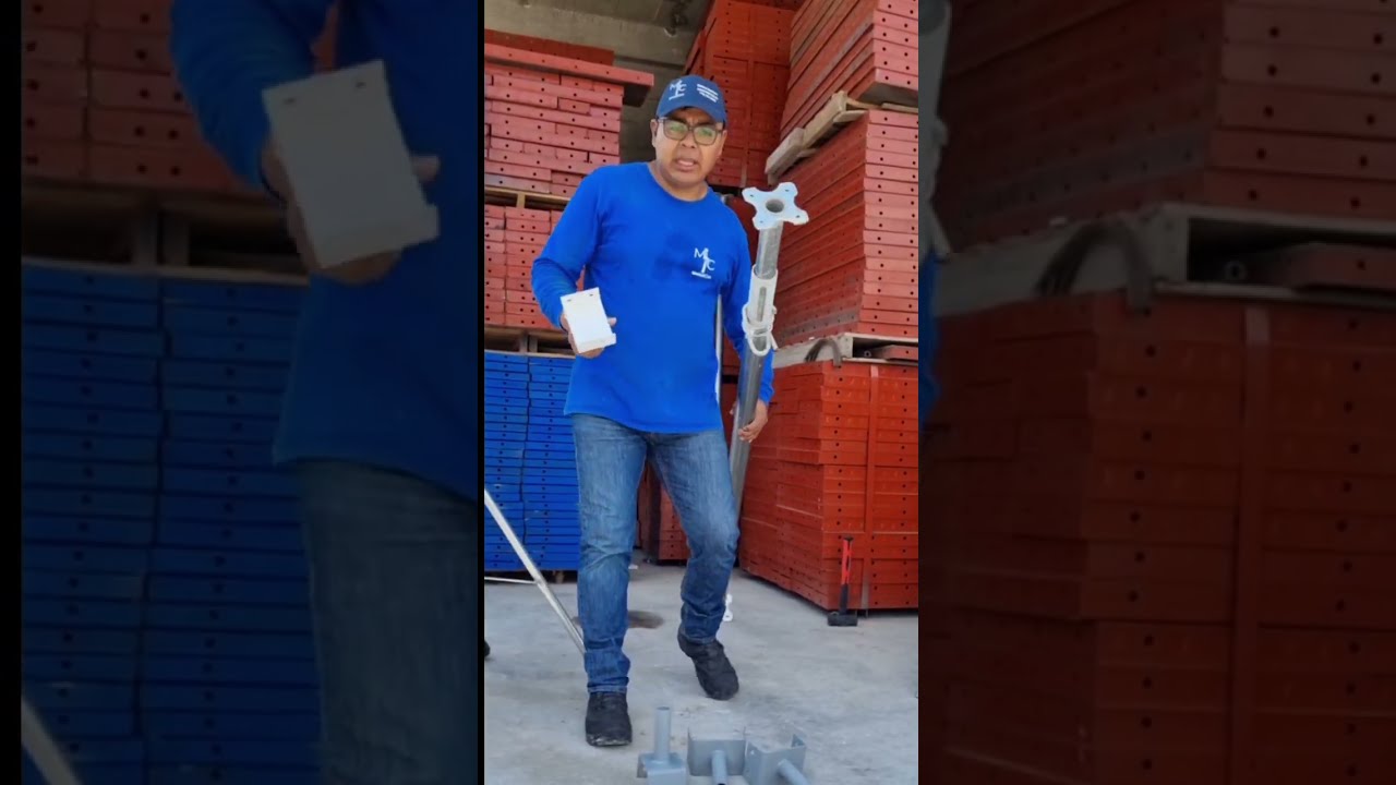 Cimbra metálica para losa maciza